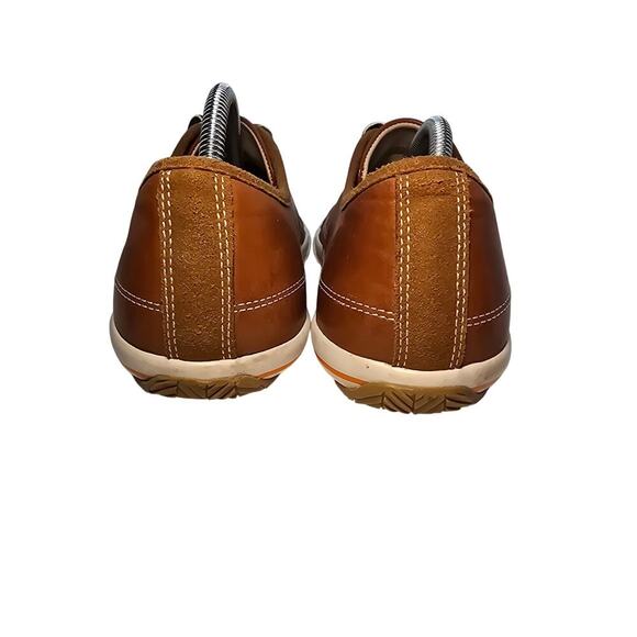 Cole Haan K-10 Low Profile  Brown Leather Sneakers Nike Air Soles Mens 10.5 - Picture 6 of 9